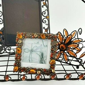 4 PIECE JEWELED BATHROOM SET